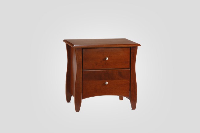 The New Energy Clove Nightstand in Cherry.