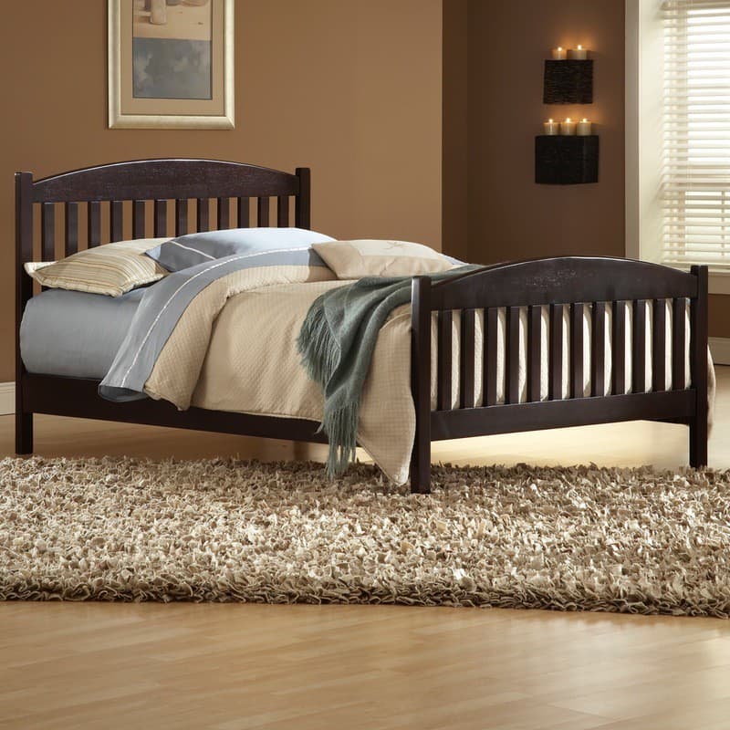 Whitewood Jamestown Bed with Espresso finish