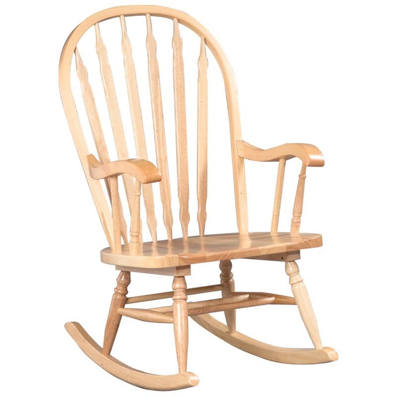 Windsor Bentwood Rocker with Natural Finish