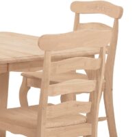 Country French Wood Dining Set