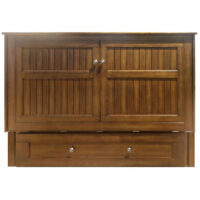 Daisy Cabinet Bed Black Walnut by Night and Day