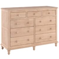 Cottage Dresser with 9 drawers