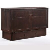 Clover Chocolate Cabinet Bed