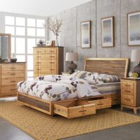 Addison Storage Bed with Adjustable Height Headboard 2