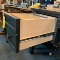 Writing desk file drawer