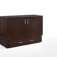 Sagebrush Dark Chocolate Cabinet Bed